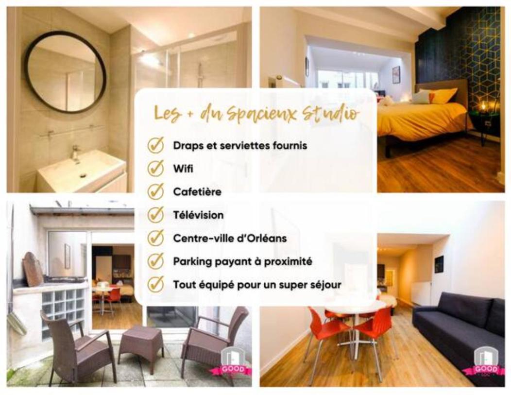 Spacieux Studio Neuf Orleans Centre Apartman Kültér fotó